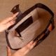 Handcrafted Blush Peach Handbag Leather Graceful Refined